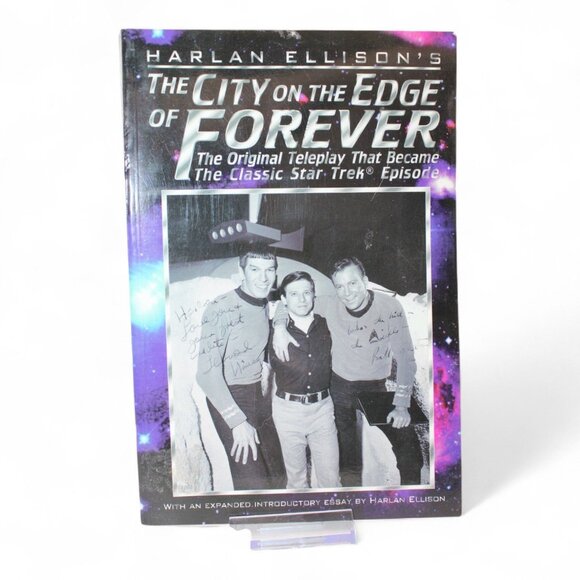 Harlan Ellisons "The City On The Edge Of Forever" Book Signed By Nimoy & Shatner - Picture 1 of 6